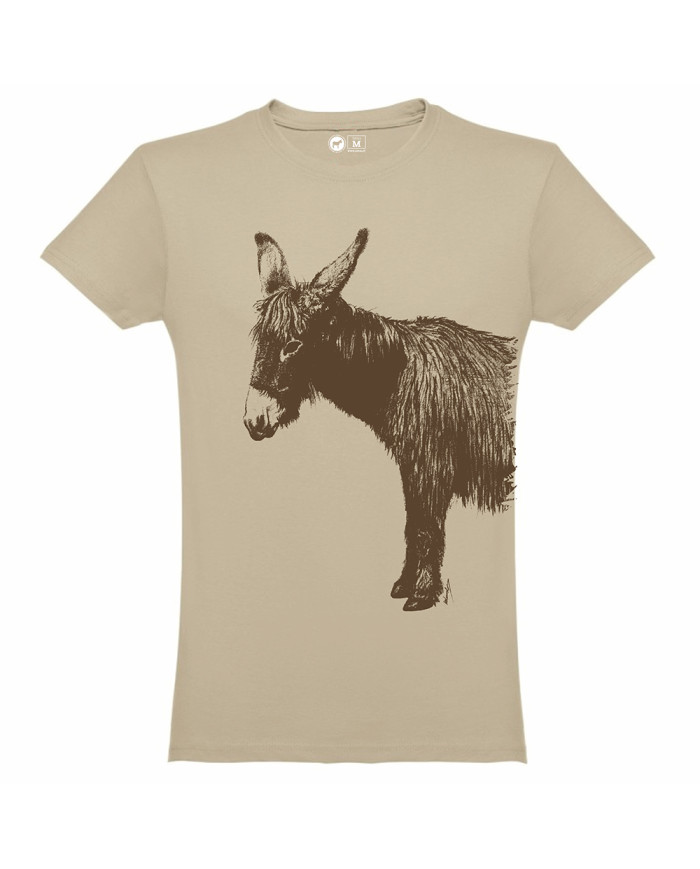 T-shirt unisexo Burro de Miranda - cor verde abadia