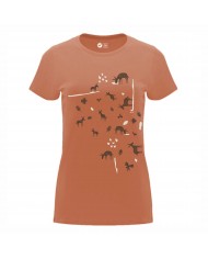 T-shirt unisexo Burro de Miranda - cor verde abadia